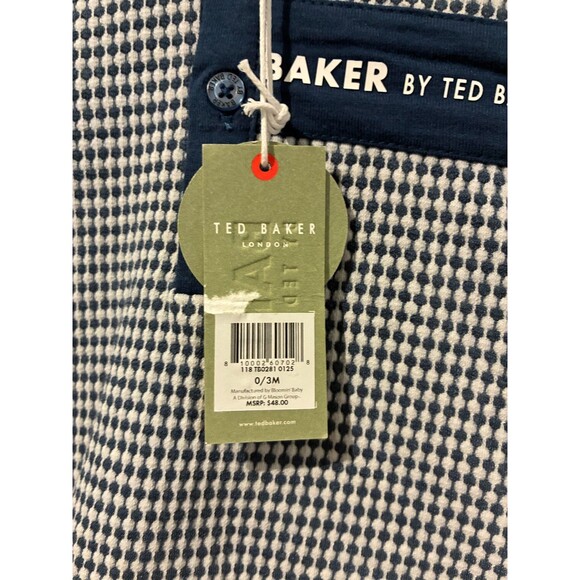 NWT Baker by Ted Baker Blue Shirt & Shorts Outfit - 0-3M - Picture 3 of 3